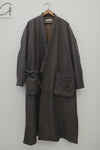 AVIVA JIFEI XUE 24 Autumn and Winter Wool Linen Denim Long Kimono Jacket AJX-FW24-LKJ-WLD-NZ Denim